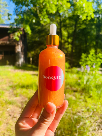 All-Natural Shimmer Silken Body Oil | 4oz